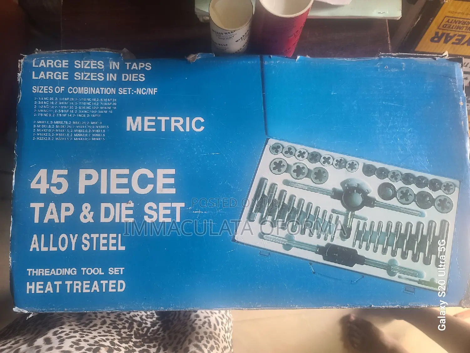 45 Piece Tap And Die Tool Set