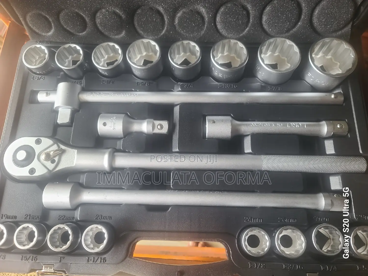 3/4 Socket Set Force Brand