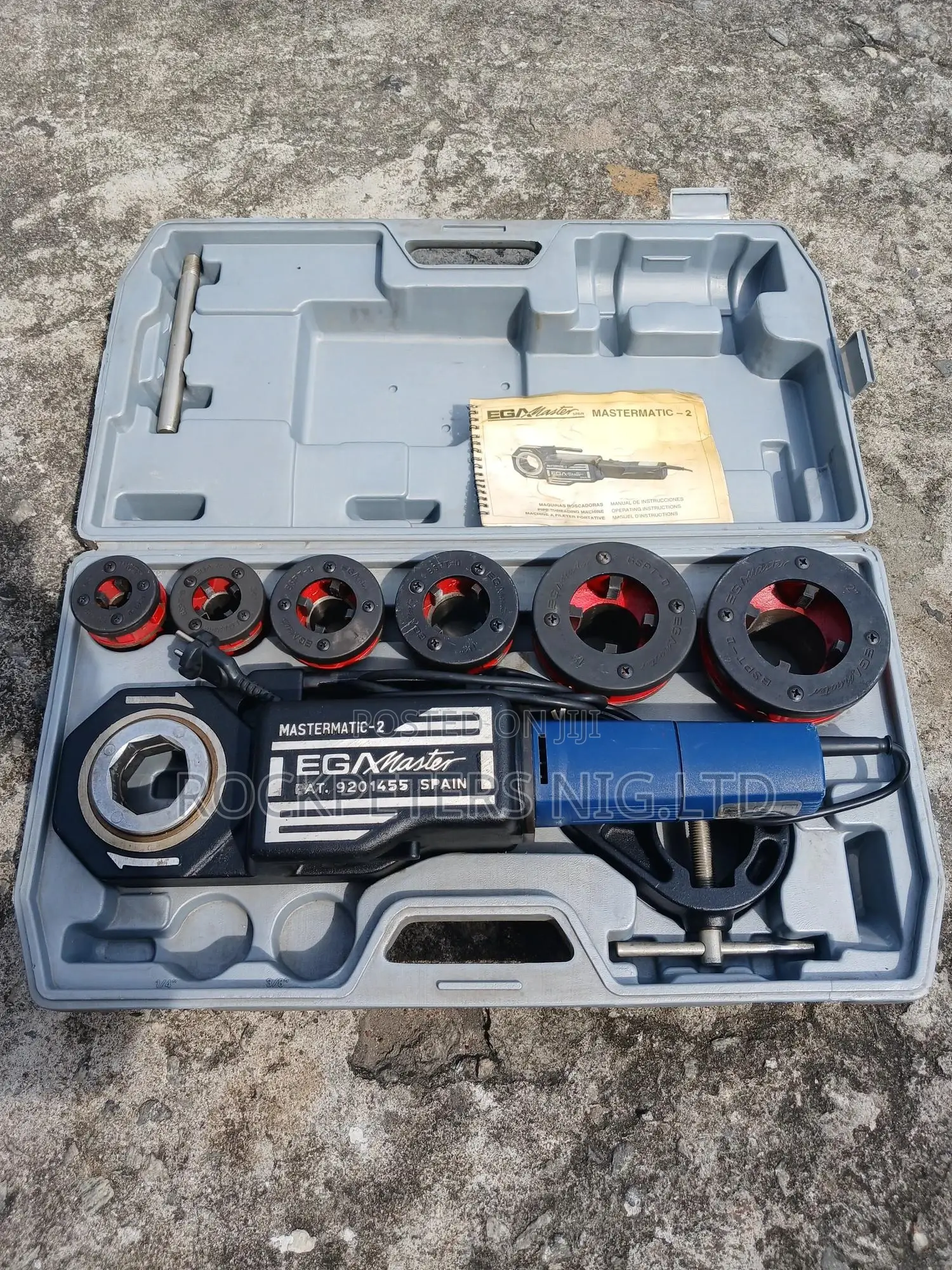 1⁄2" - 2" Ega Master Mastermatic-2 Pipe Threading Machine