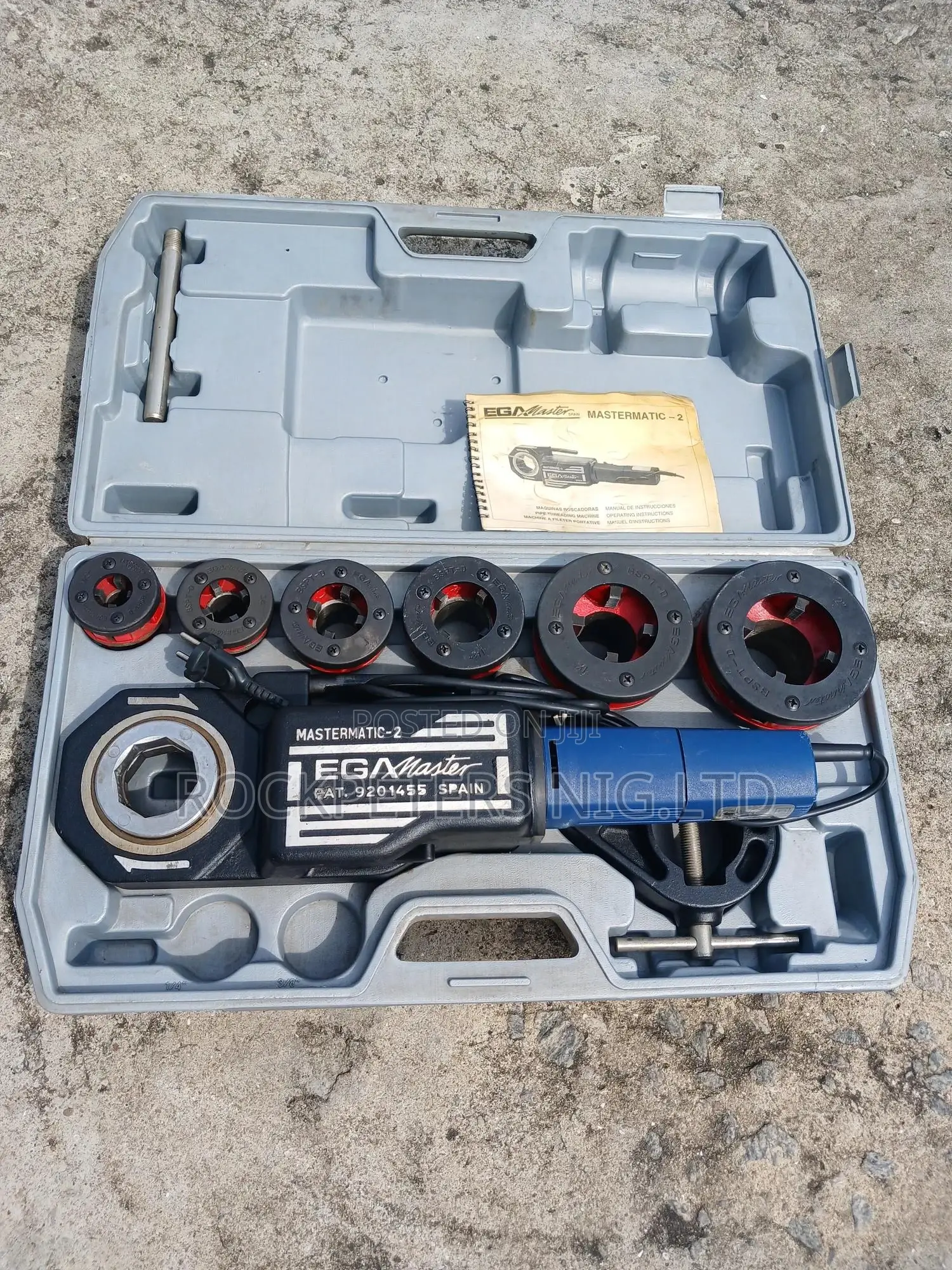 1⁄2" - 2" Ega Master Mastermatic-2 Pipe Threading Machine
