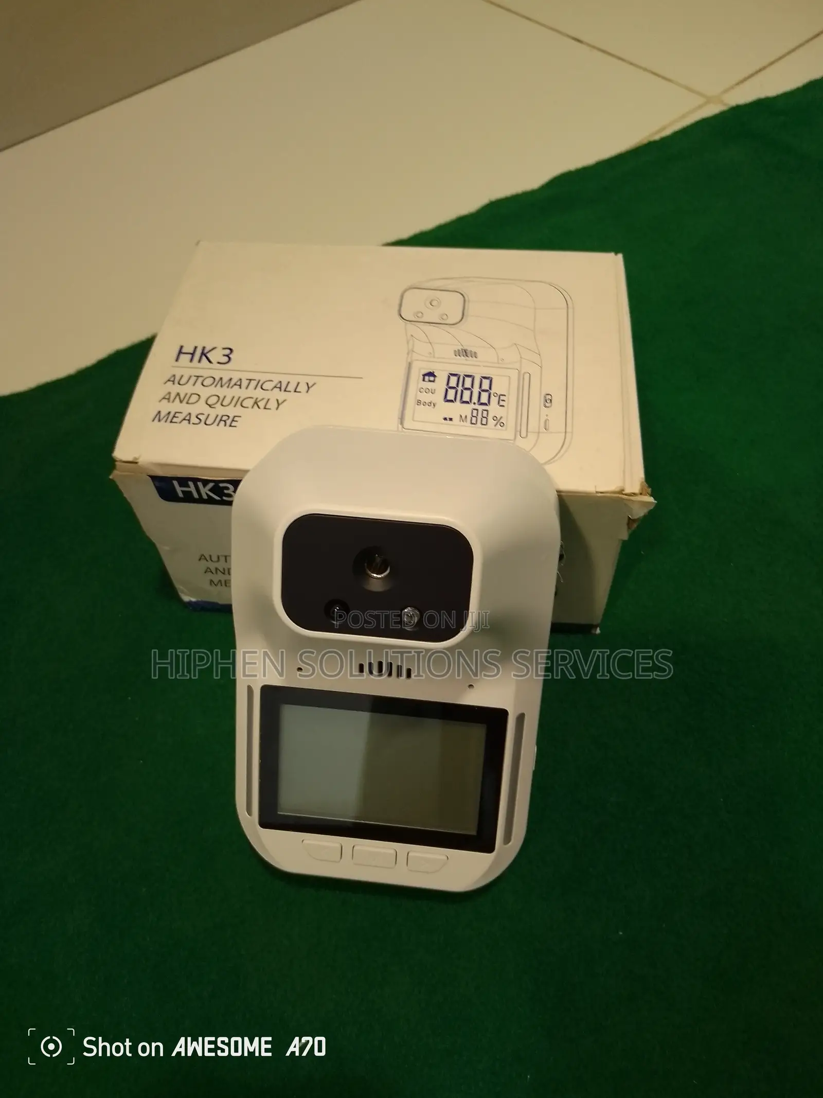 Wall Mount No Contact Forehead Thermometer