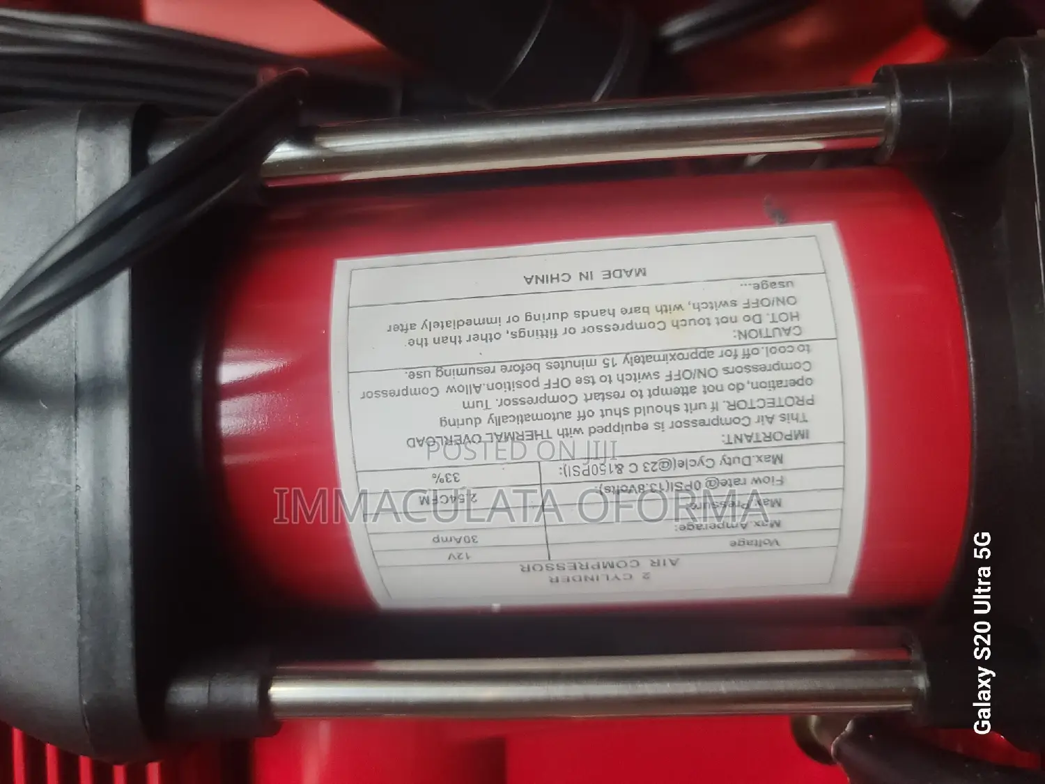 Tyre Inflator Pump and Tool Kit