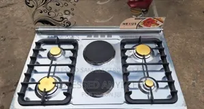 Nexus Industrial Automatic 4 Gas by 2 Cooker With Oven >