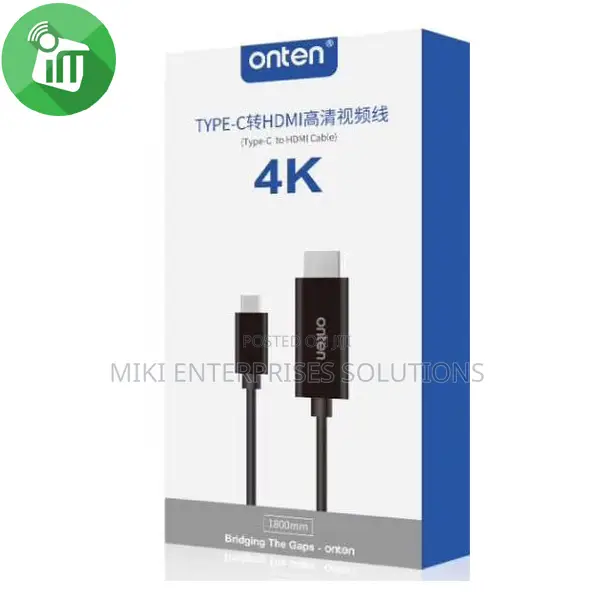 Onten Otn-9572 Type C to HDMI Cable
