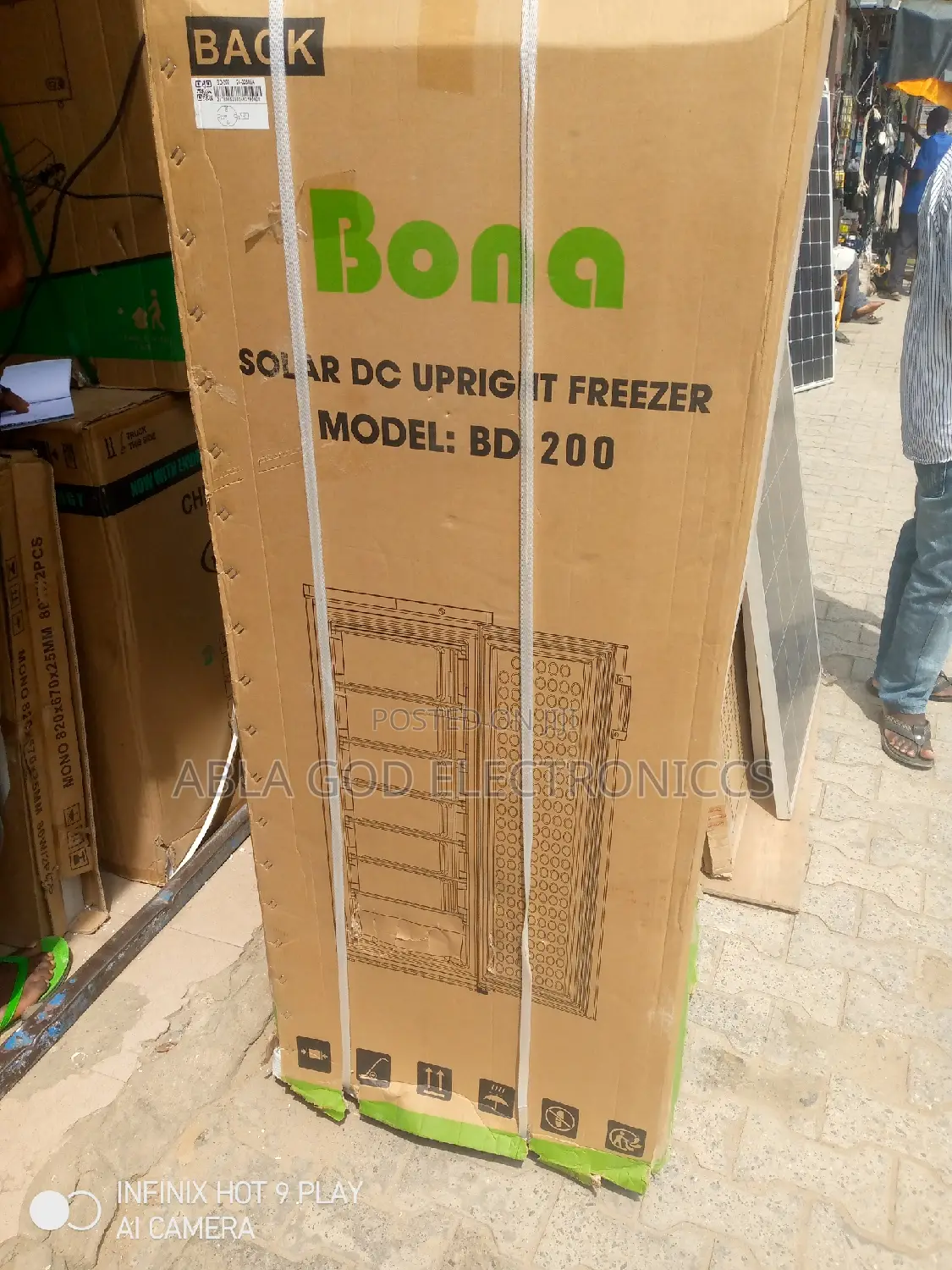 Bona DC Upright Freezer Model -BD200.
