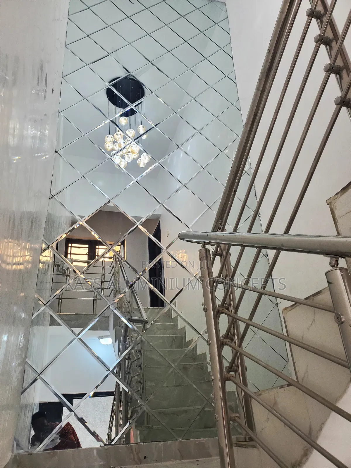 Mirror Glass Staircase