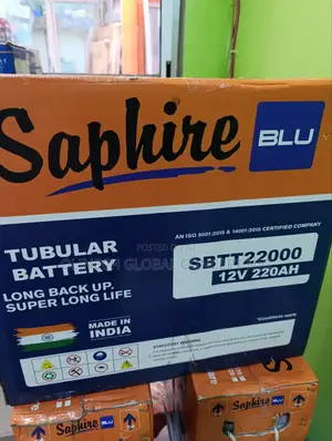 Sapphire Tubular Battery ,12v 220 Ah