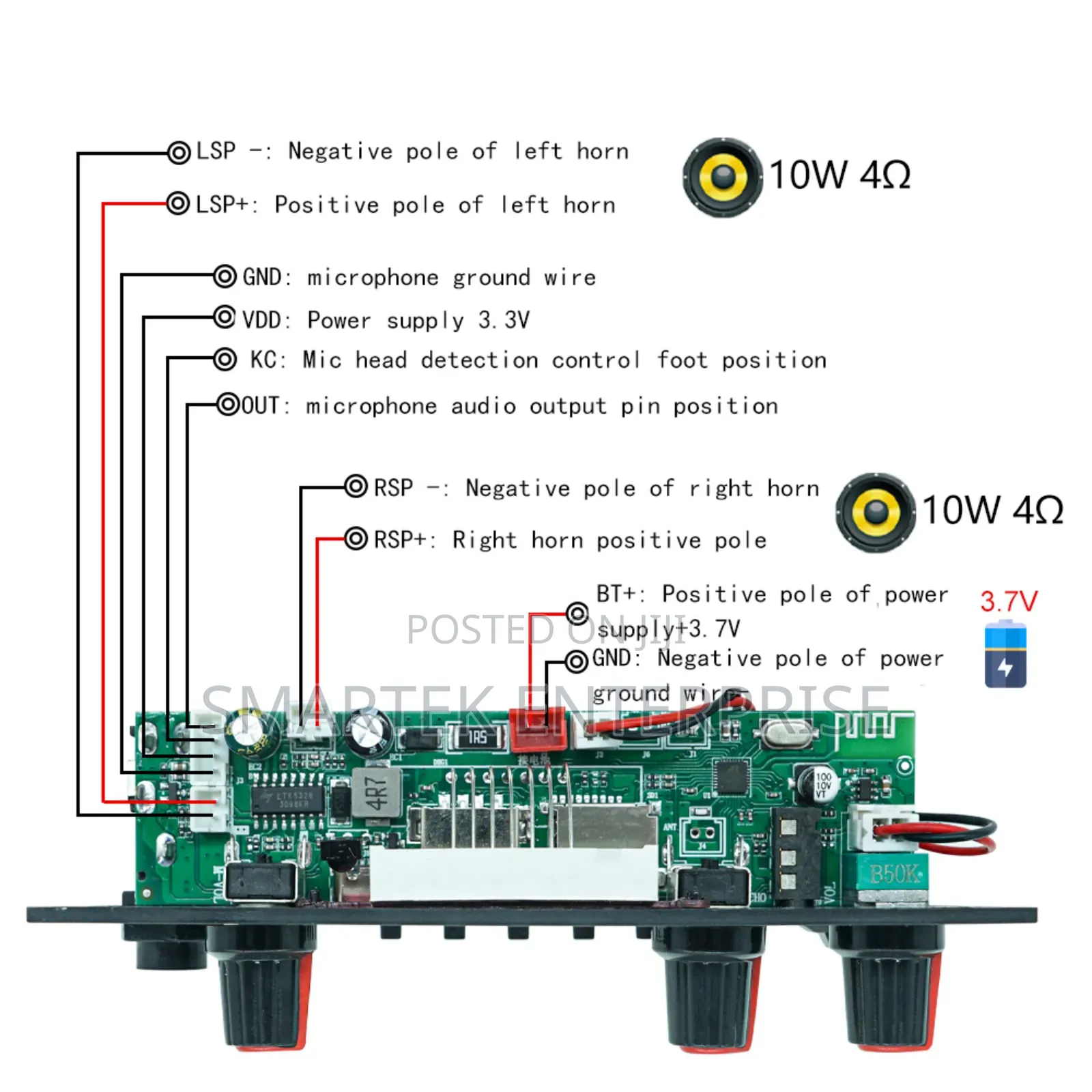 5V Car MP3 WMA Decoder Board Audio MP3 Player USB