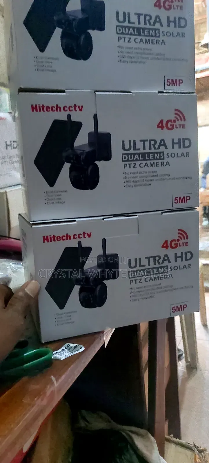 Ultra Hd Solar Dual Lens PTZ Camera