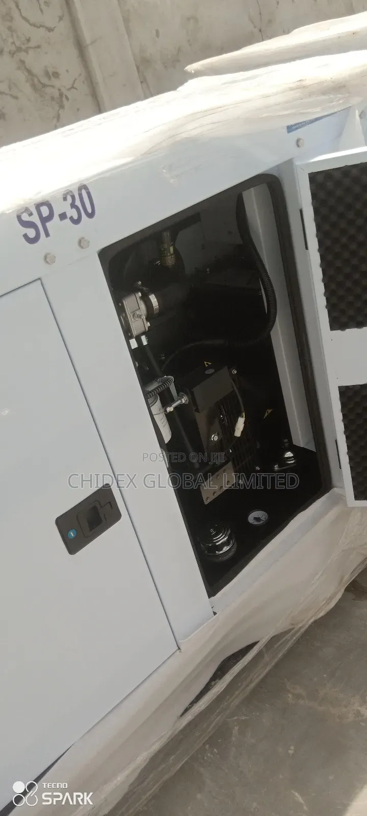 30kva Perkins Soundproof Diesel Generator 100% Copper Coil