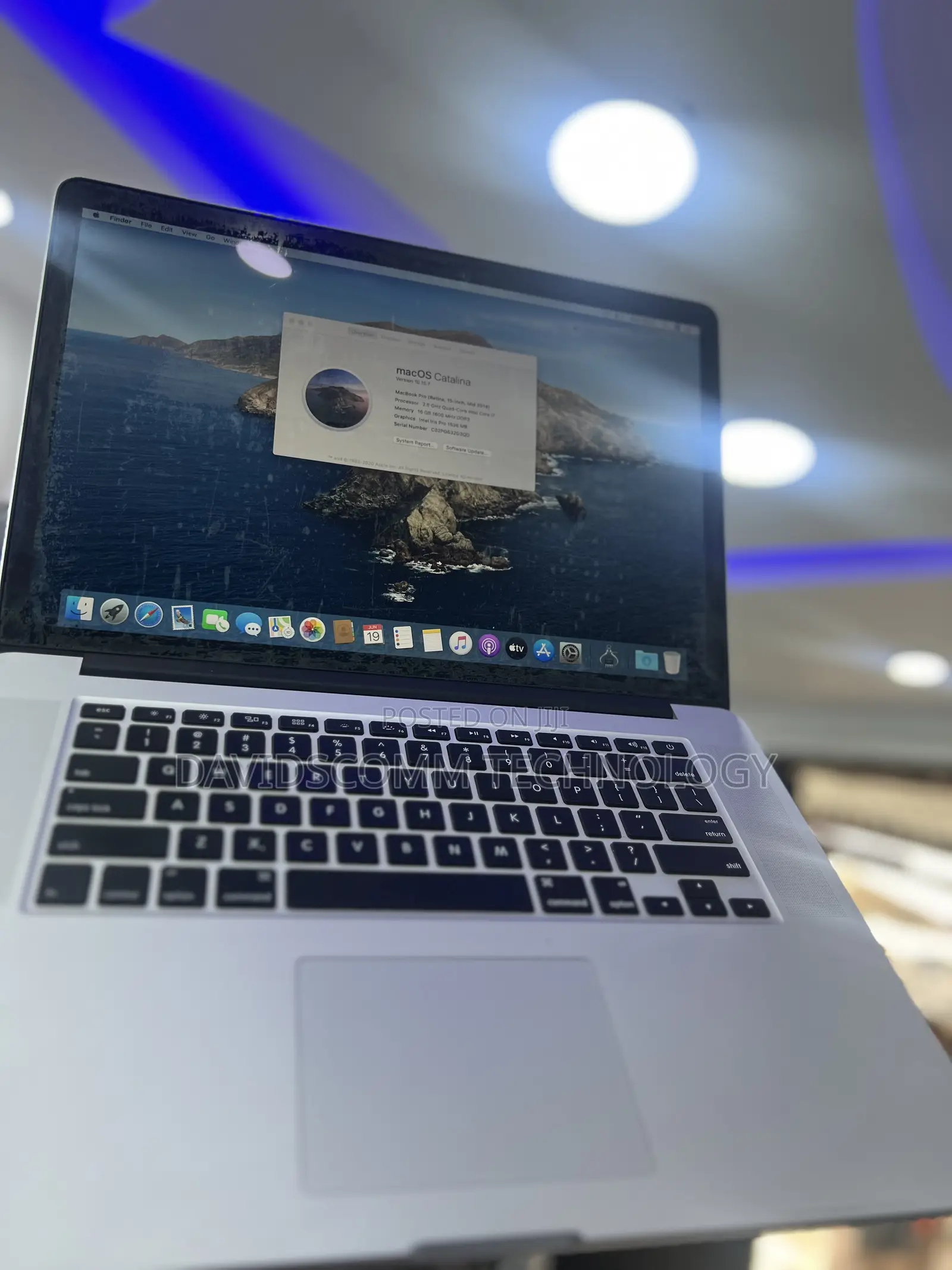 Laptop Apple MacBook Pro 2014 16GB Intel Core i7 SSD 512GB