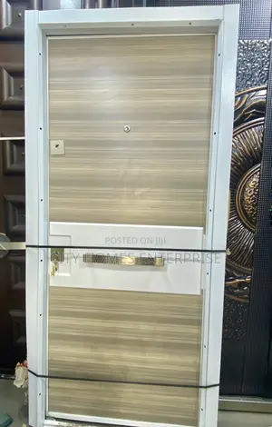Beige Modern 3ft Turkish Security Luxury Door