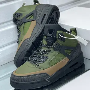 Original Air Jordan Spizike Winterized Legion Green Sneakers