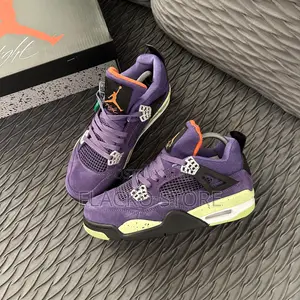 Original Air Jordan 4 Canyon Purple Sneakers