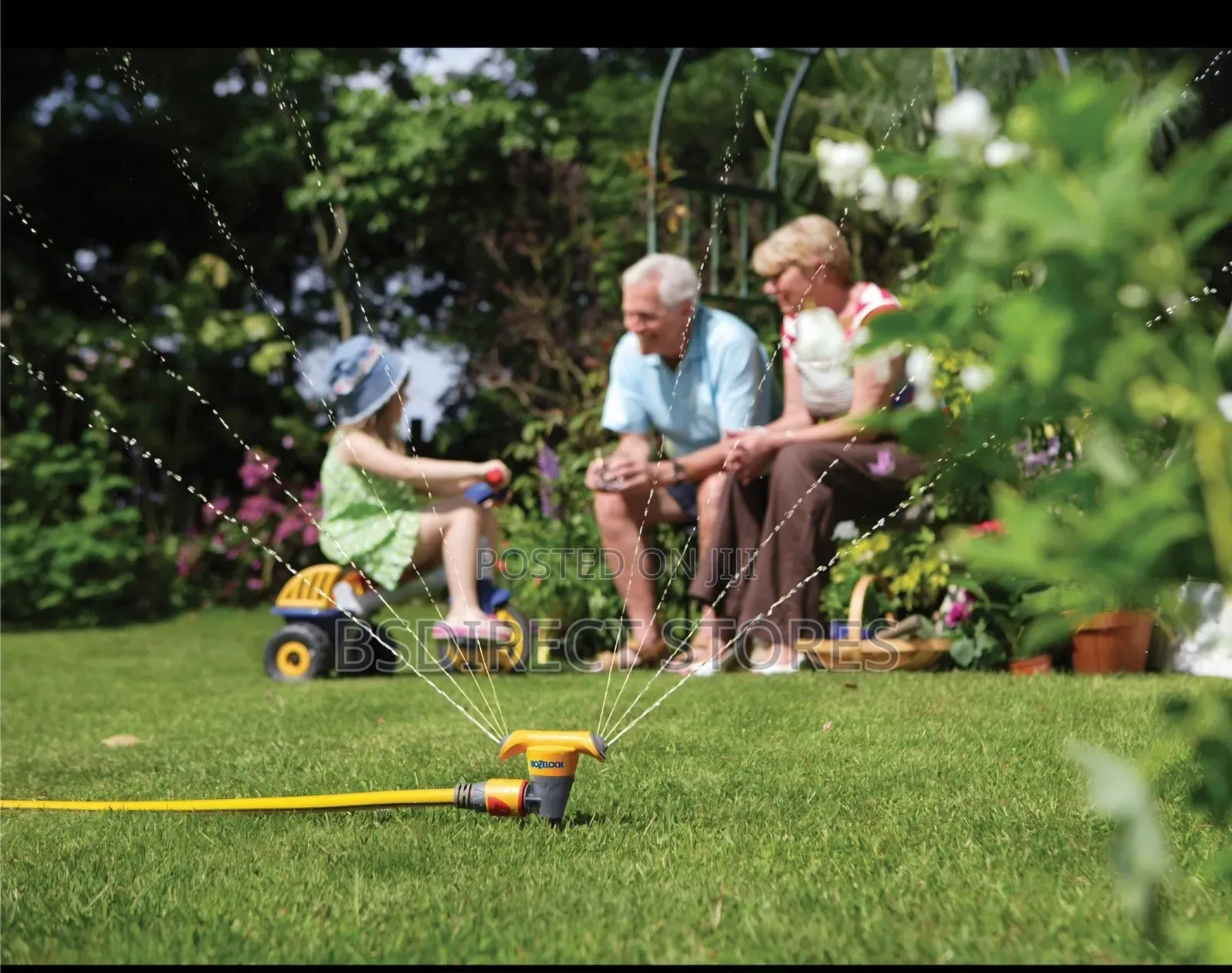 Hozelock HOZ2510 2510 Vortex Spike Sprinkler Coverage 177m2