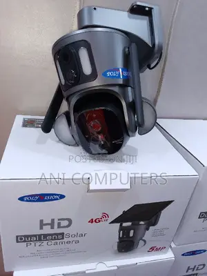 Poly Vision 4g Dual Lens Solar PTZ Camera 5mp