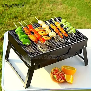 Portable BBQ Charcoal Grill Stainless Steel Small Mini BBQ