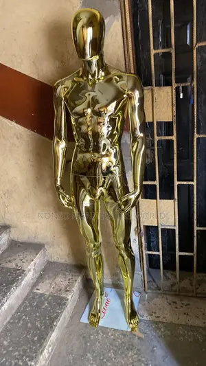 Sf1 Male Gold Chrome Mannequin