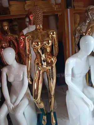 Basket Head Size 12 Gold Chrome Female Mannequin