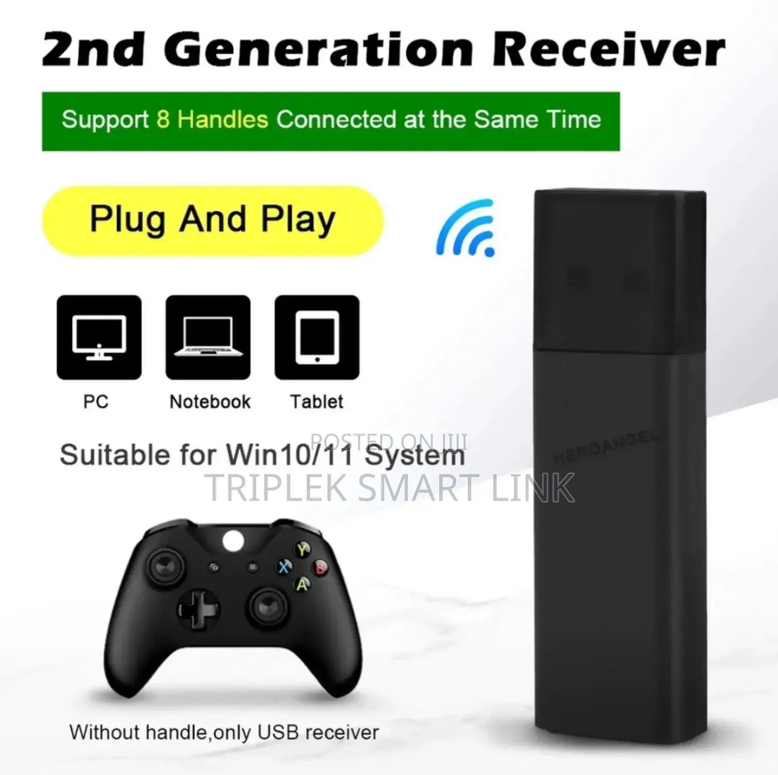 Xbox One 2nd Generation Wireles Adapter Pc for Windows7/8/10