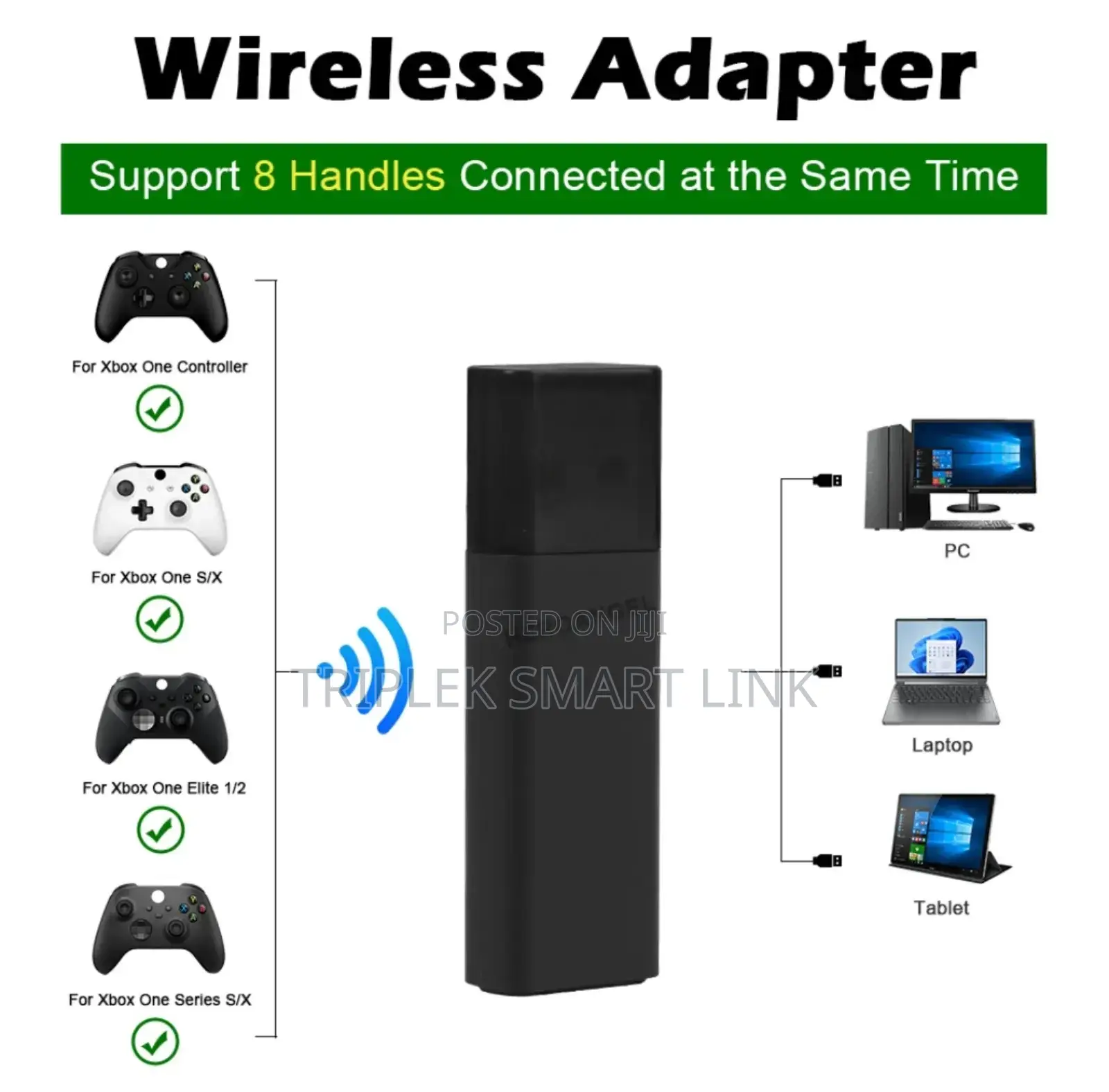 Xbox One 2nd Generation Wireles Adapter Pc for Windows7/8/10