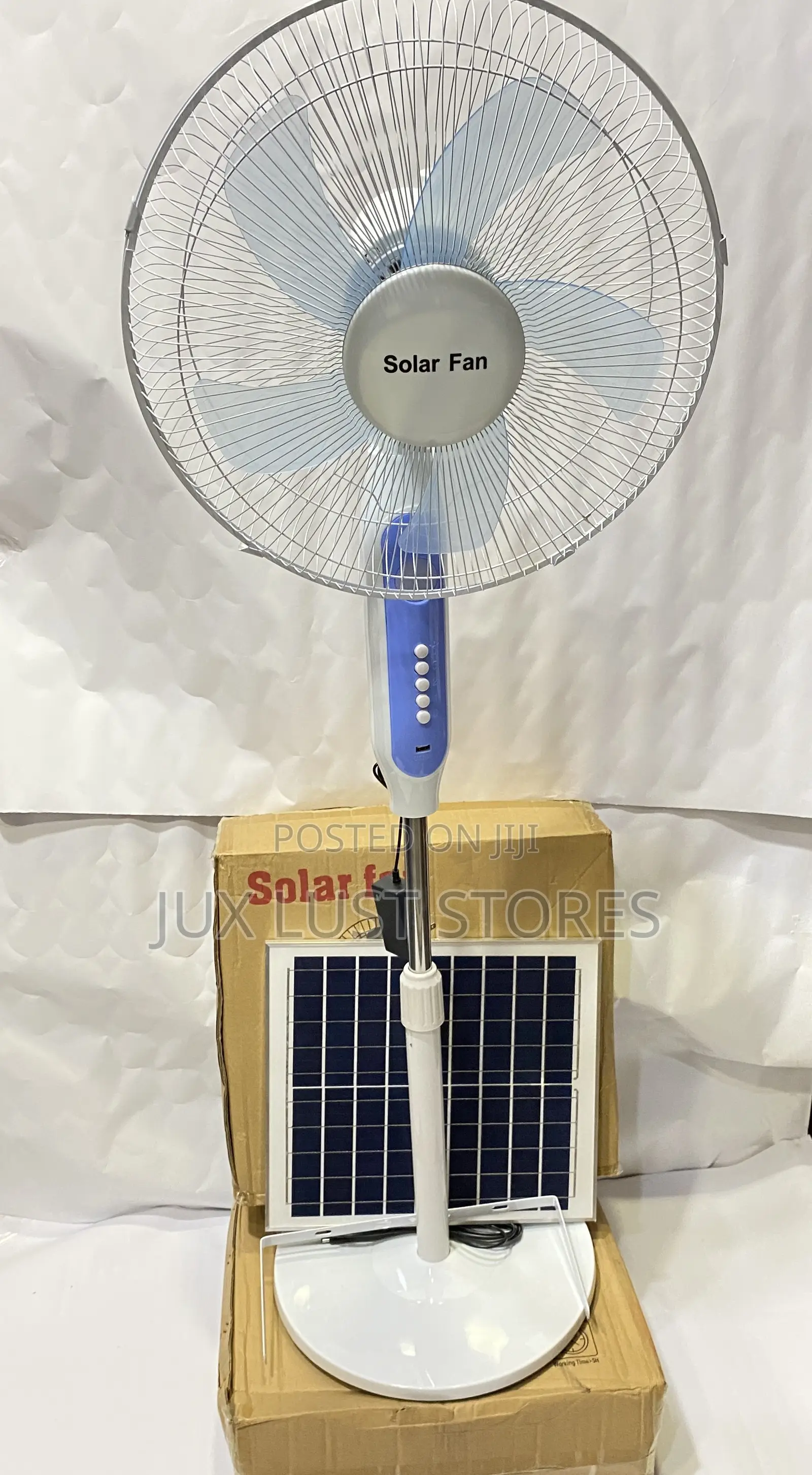 Rechargeable Solar Fan
