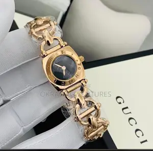 Gucci Rose Gold Chain Watch for Women's