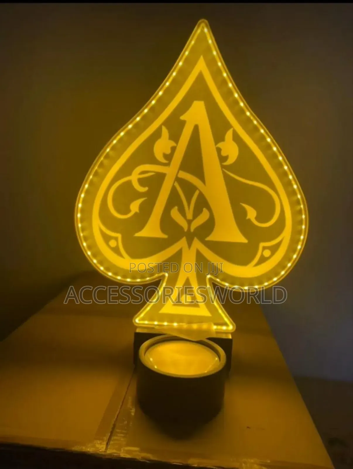 Rechargeable Acrylic Champagne Glorifier Display LED Ace