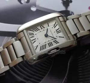Cartier Silver Chain Watch for Women's