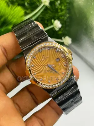 Omega Ice Head Gold Ceramic Watch for Unisex
