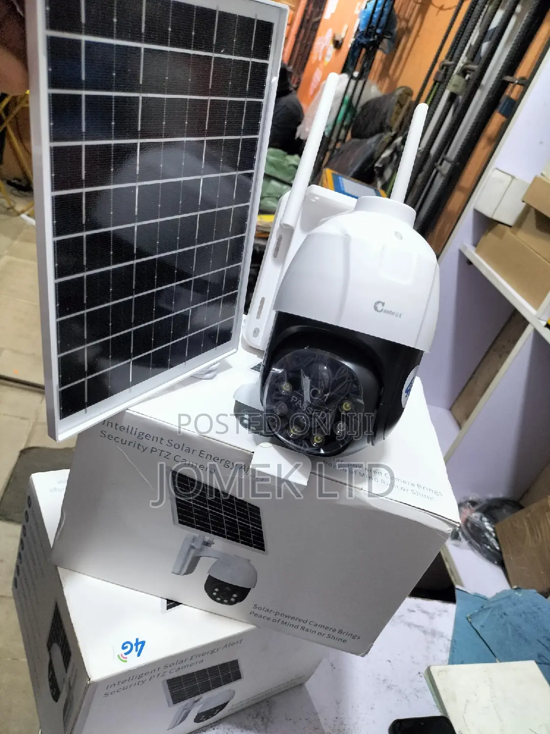 PTZ Solar Power 4g Sim Camera