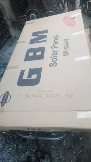 G B M 600 Watts Solar Panel, Copper Wire, 30 Years Warranty
