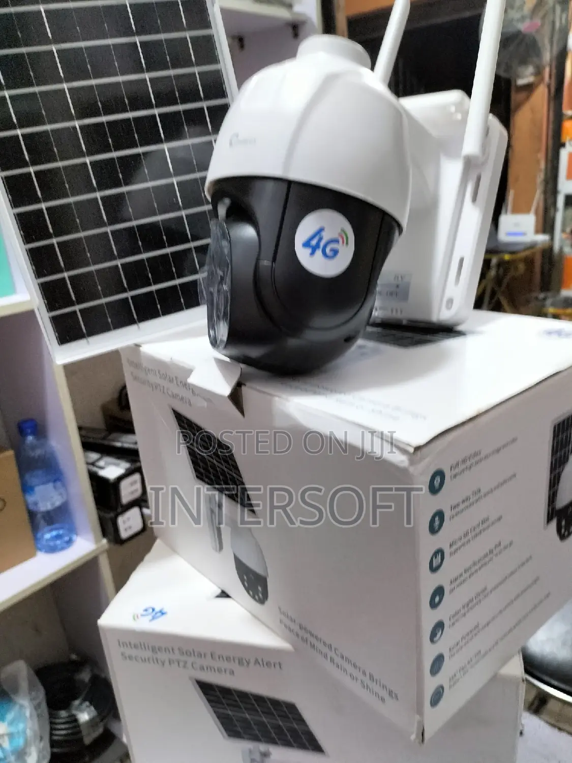 PTZ Solar Power 4g Sim Camera