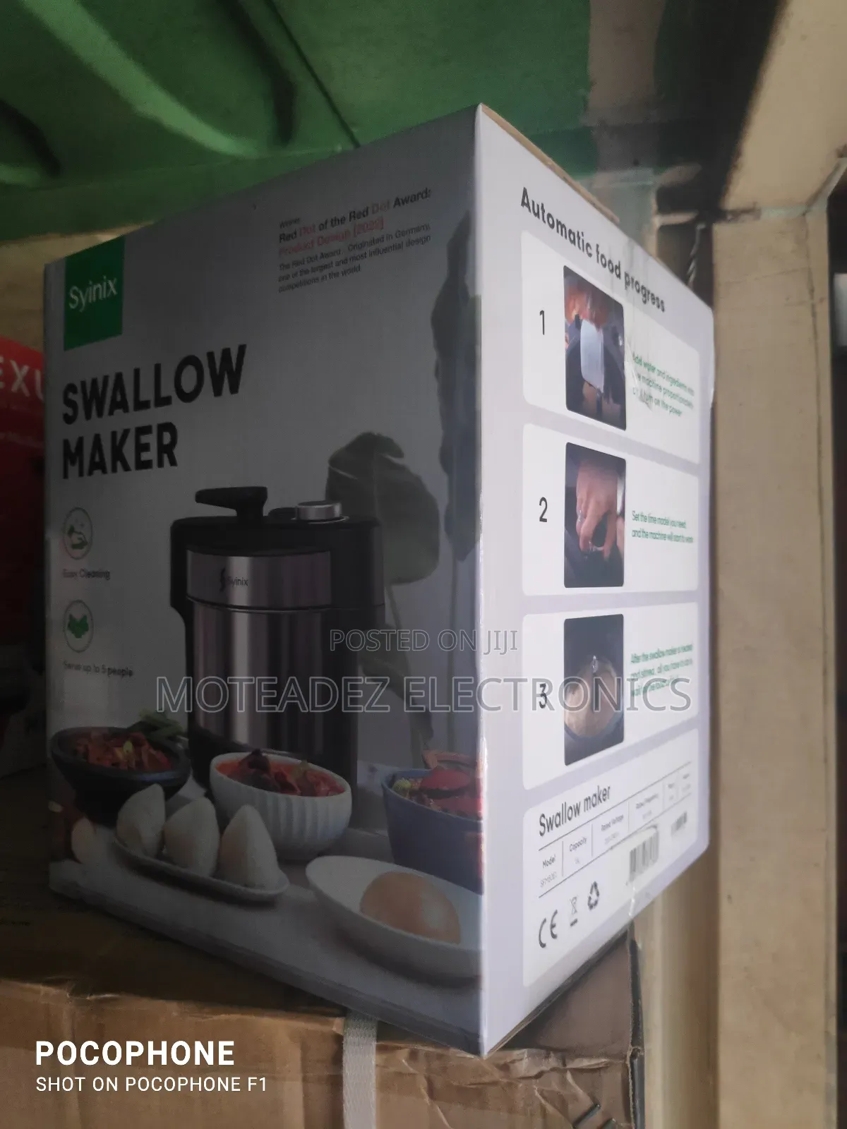 Syinix 5l Swallow Maker and Multipurpose Food Processor