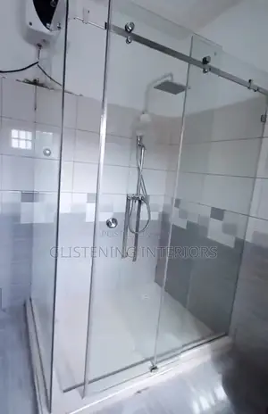 10mm Shower Cubicle Sliding Silver Accessories