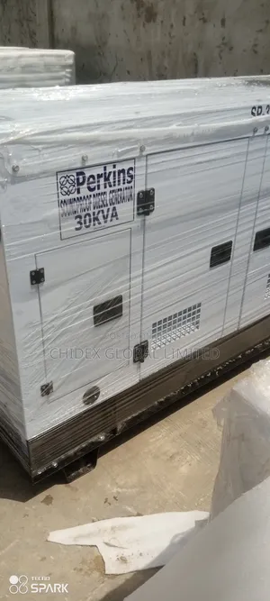 30kva Perkins Soundproof Diesel Generator 100% Copper Coil
