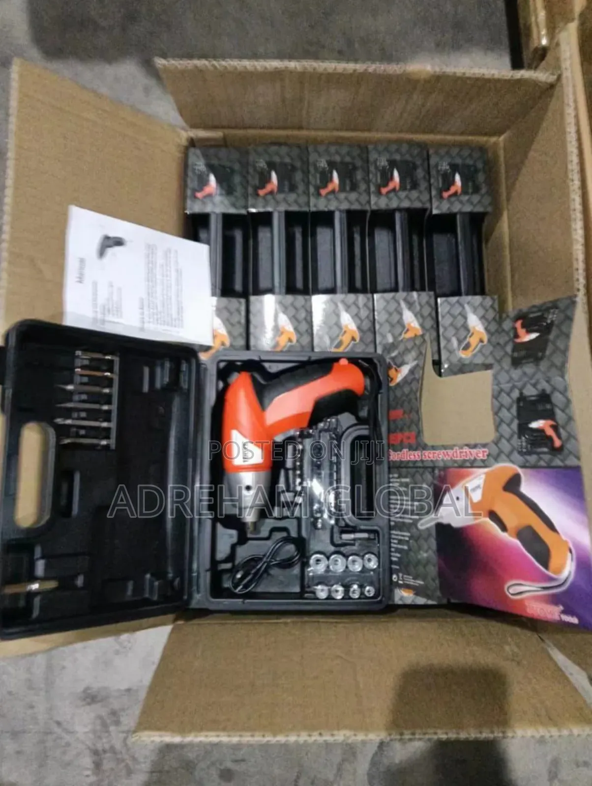 45pcs Cordless Screwdriver.