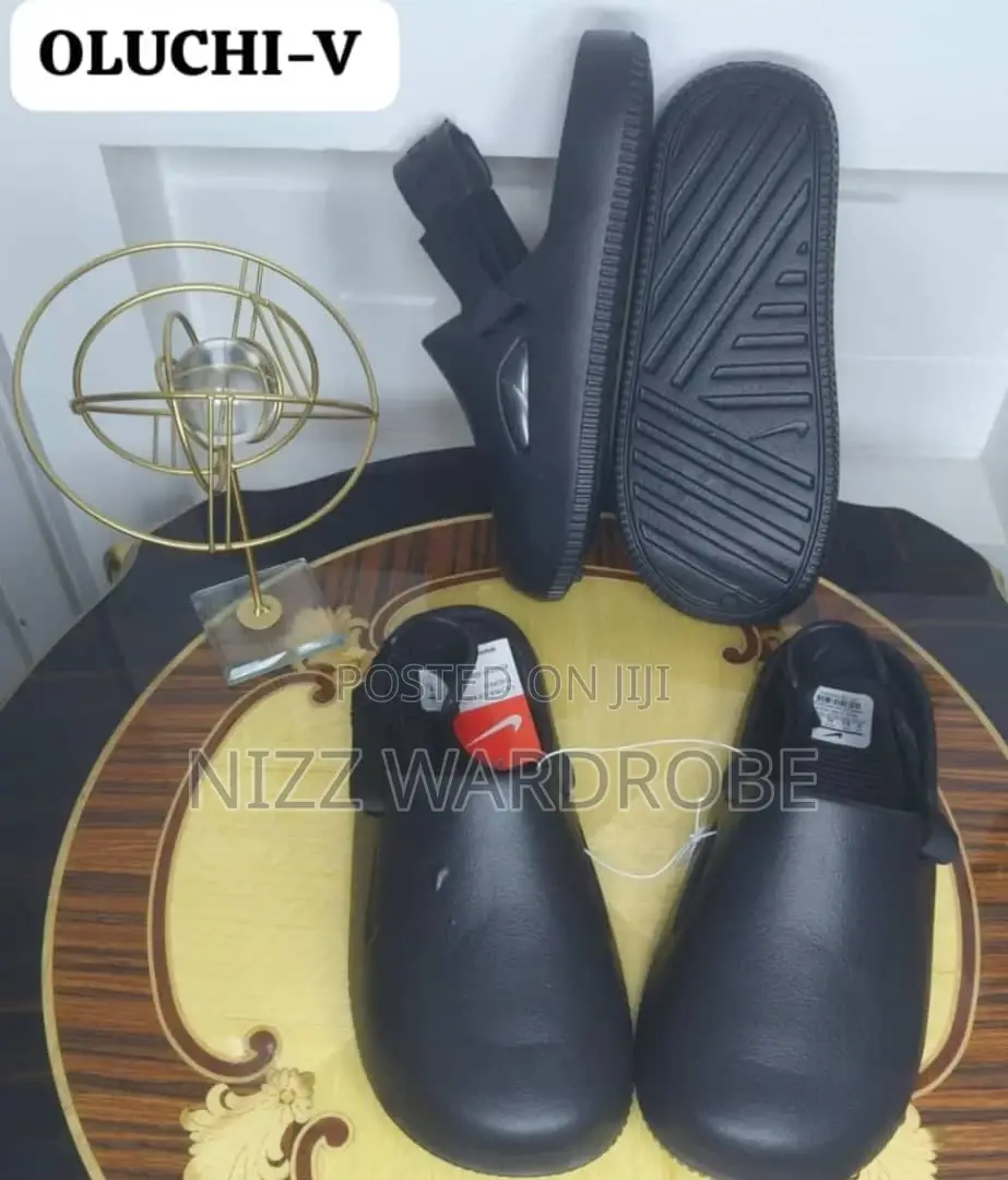 Nike Black Mule Sandals