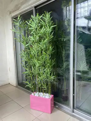 Artificial Flowers, Plant And Vase Combo