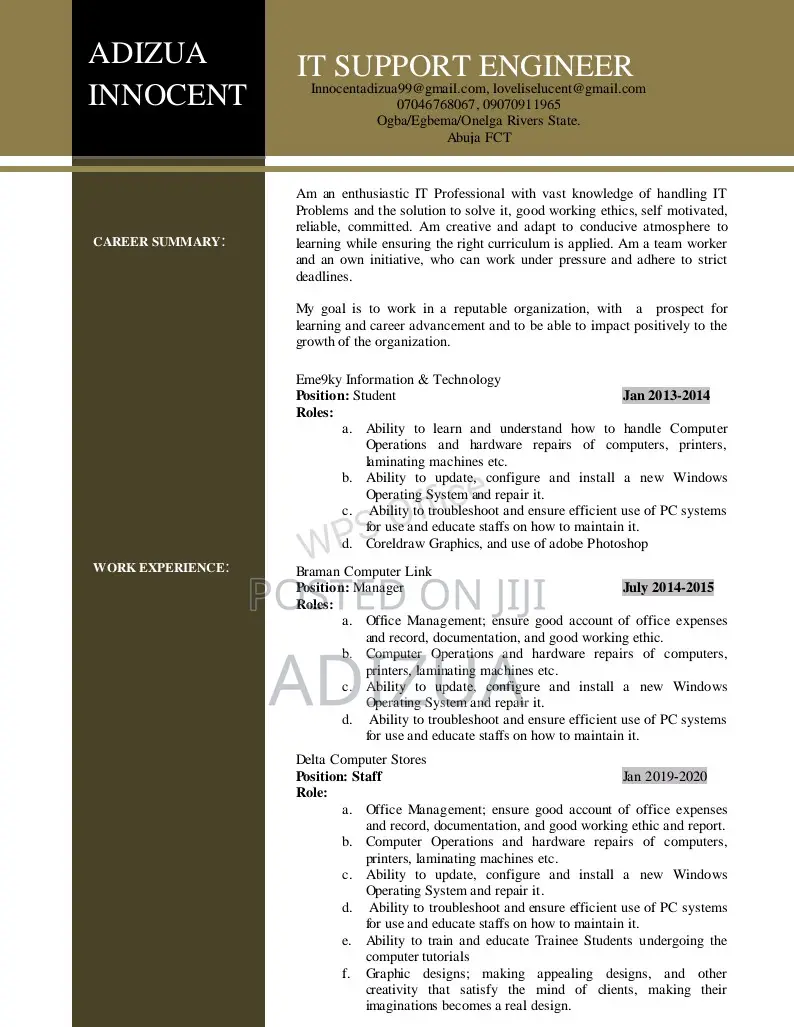 Desktop Support Engineer