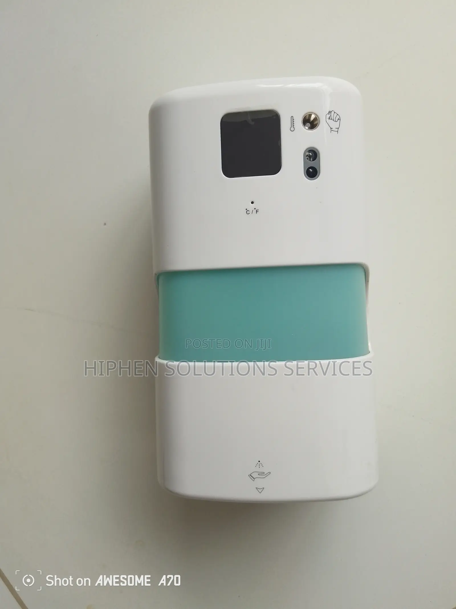 Soap Dispenser With Thermometer