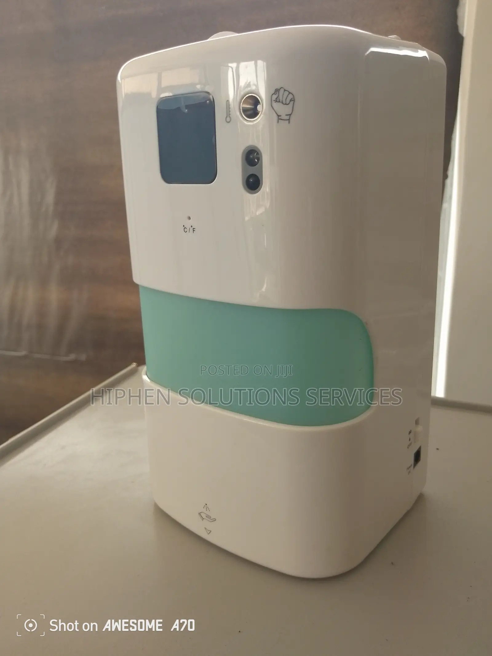 Soap Dispenser With Thermometer