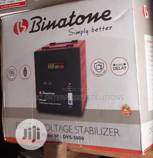 Binatone 5000W Digital Voltage Stabilizer (DVS 5000)