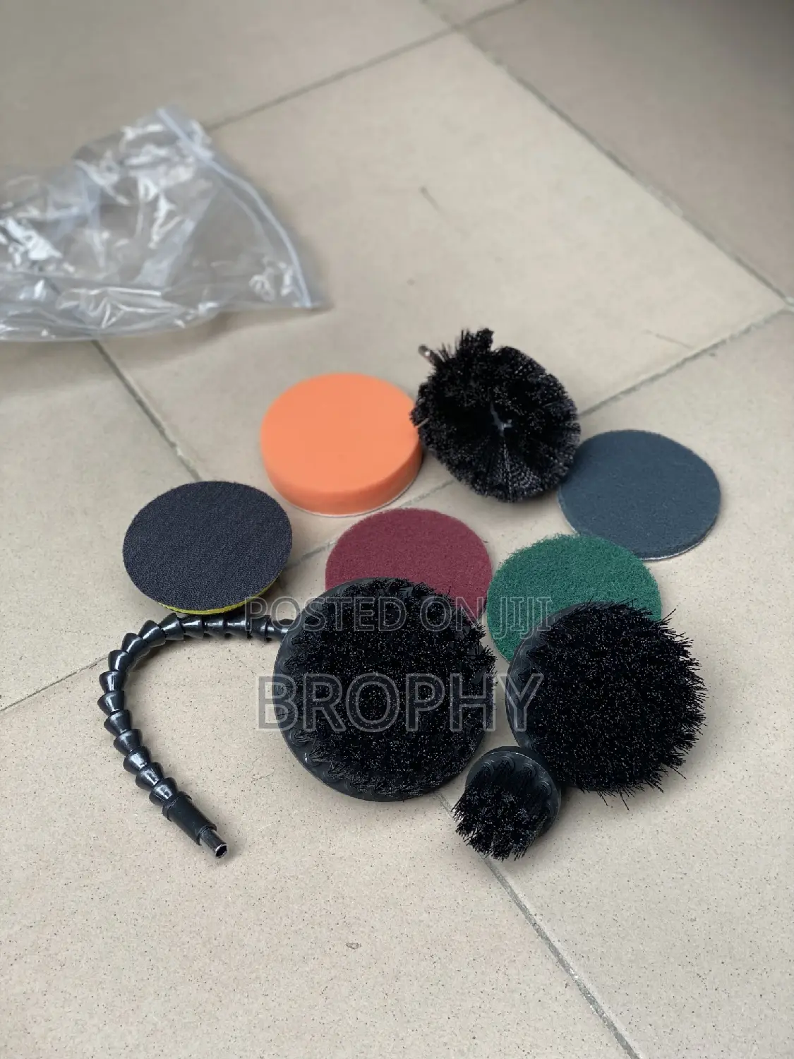 Complete Set 10in1 Drill Brush and Pad Cleaner