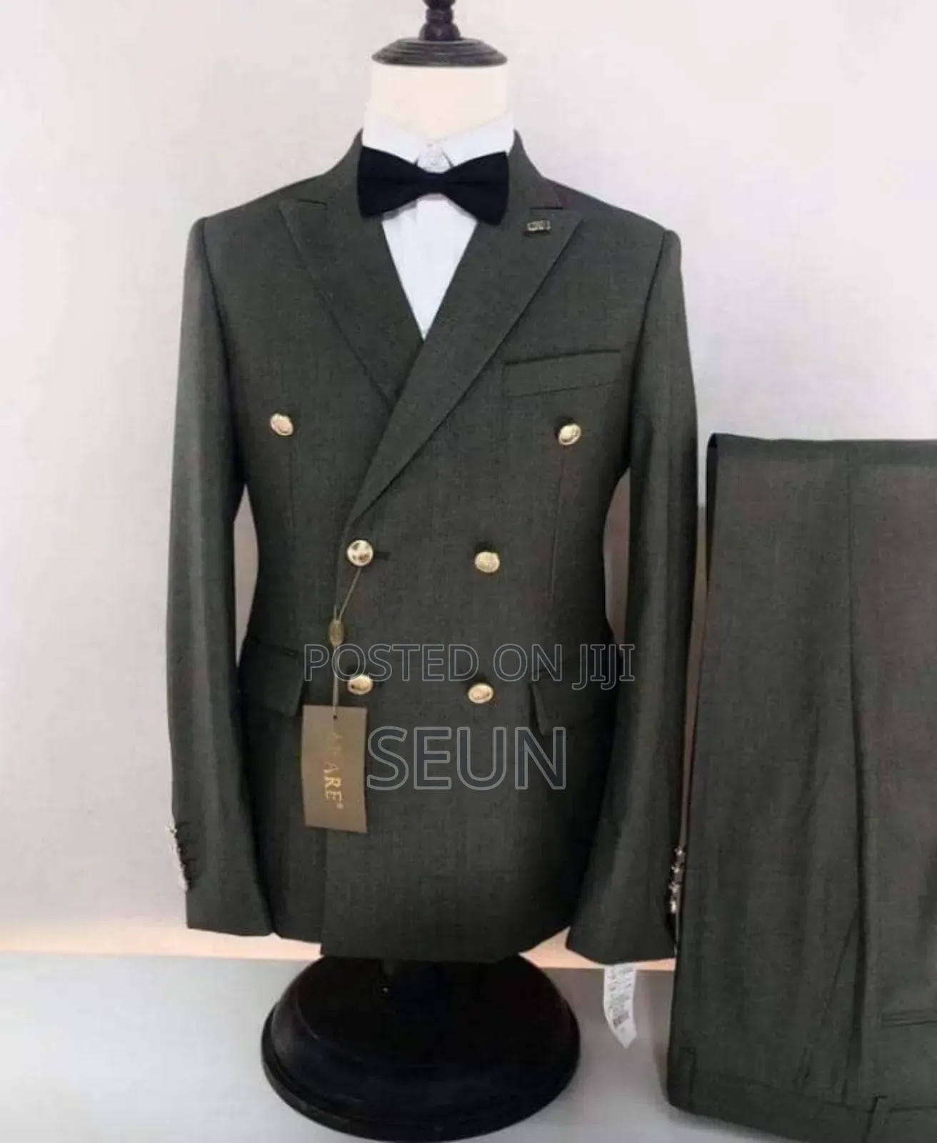 Double Breasted Suit for Rent.