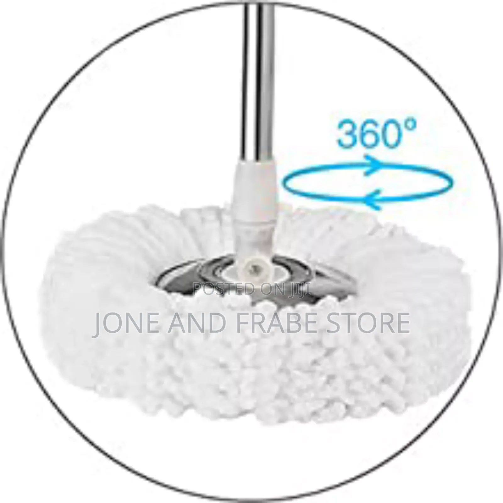 Rotating Mop Bucket Set With 2 Mop Head
