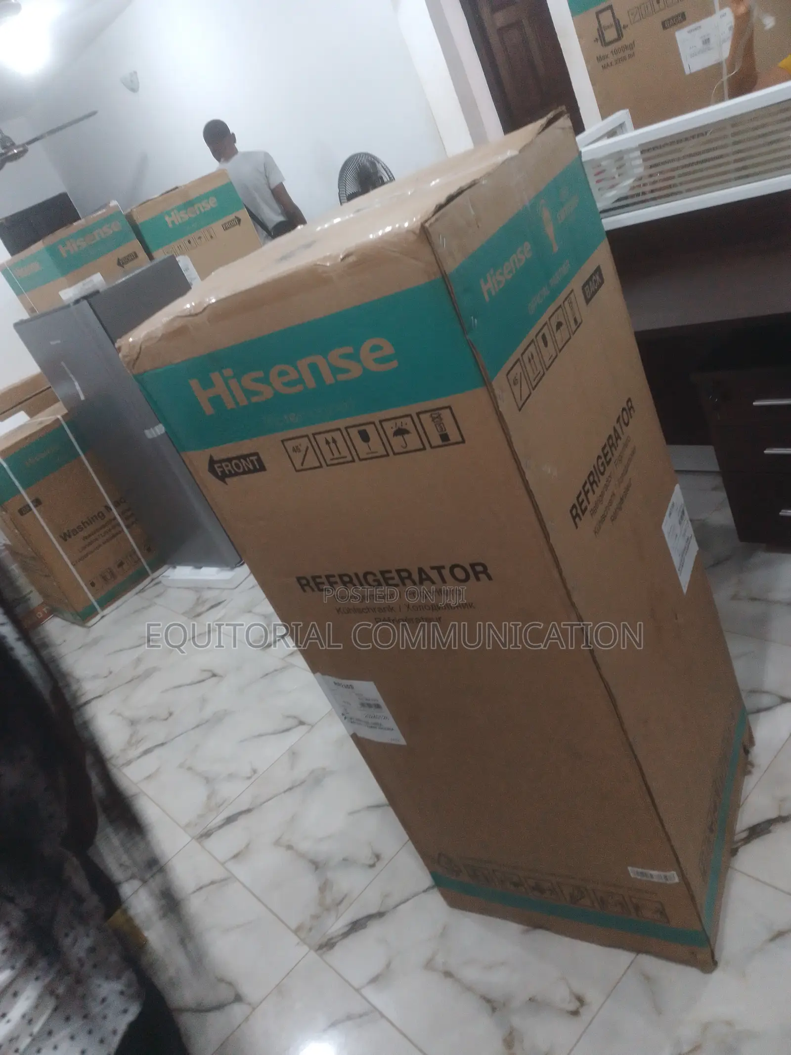 Standard Hisense Double Door Refrigerator Silver 