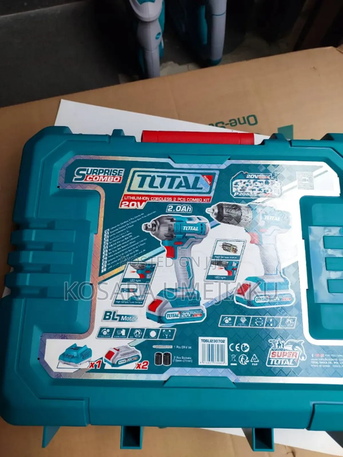 Total Cordless Combo Wrench Drill 20v