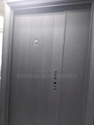 Plain Design Black Door
