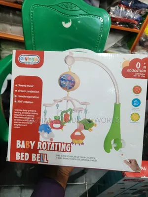 Baby Rotating Bed Bell With Remote Control